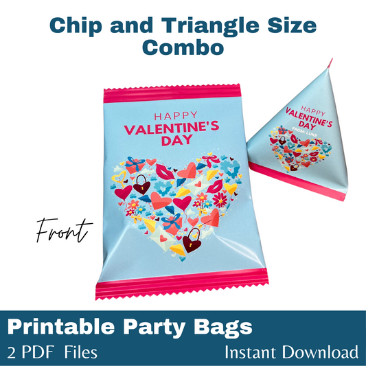 Blue & Pink Valentine's Party Bag Combo