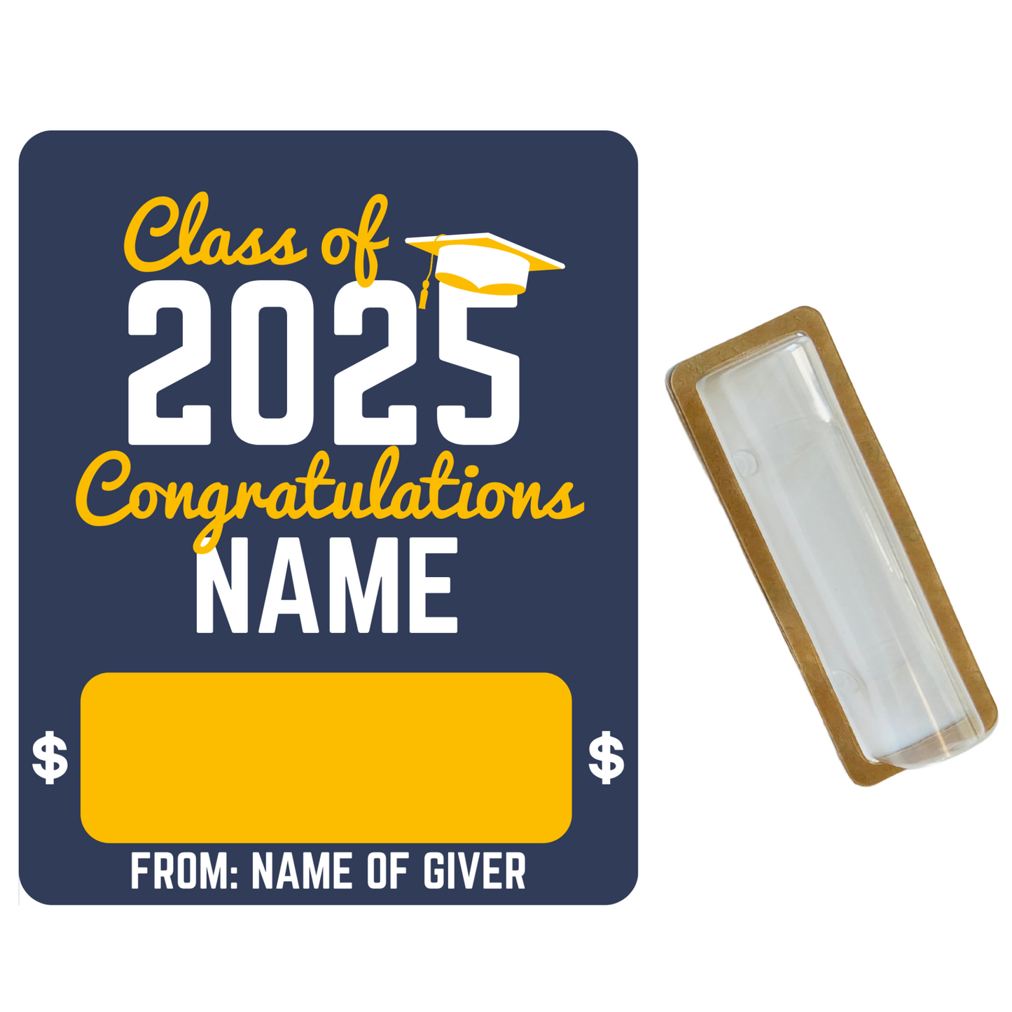 Class of 2025 Graduation Money Holder Card