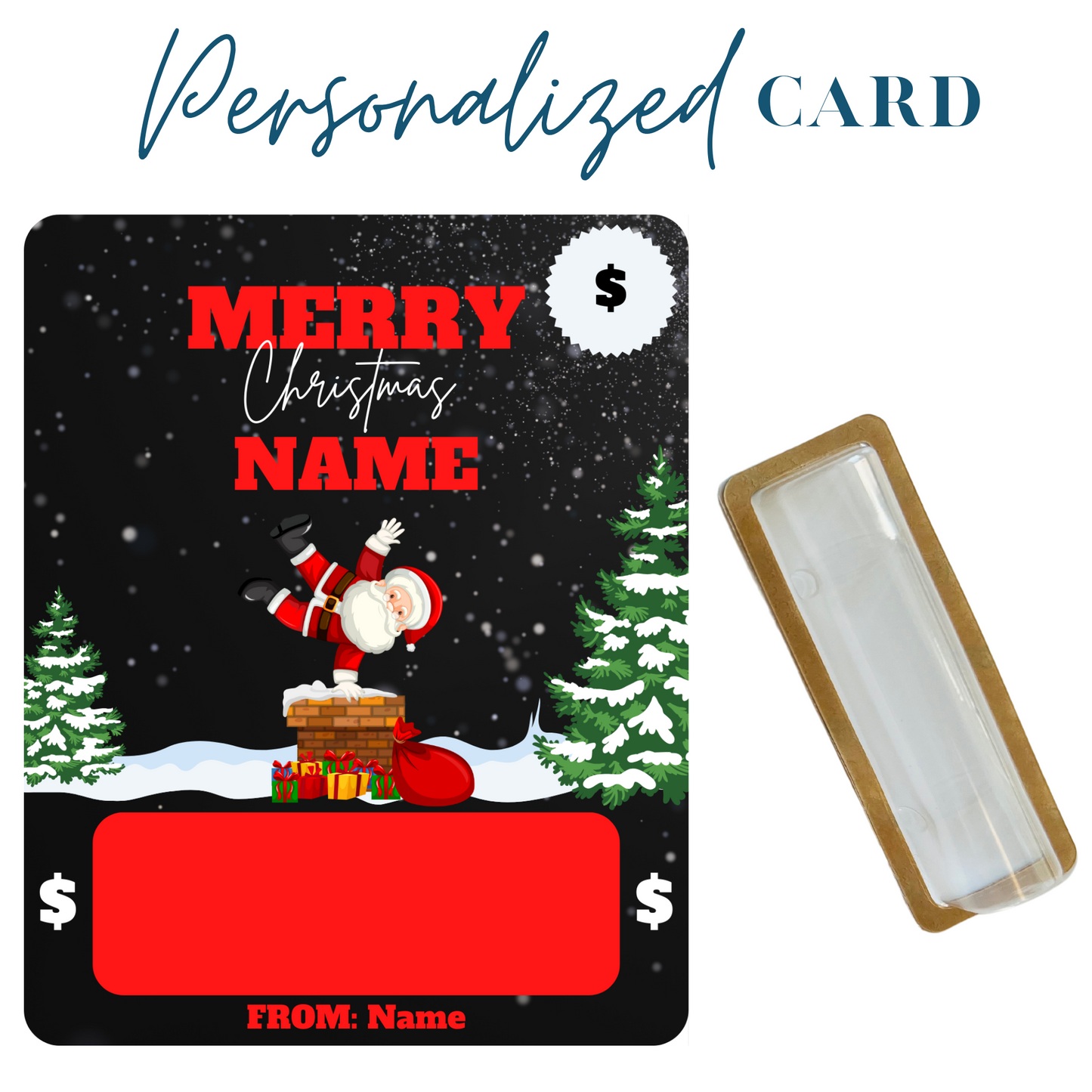Chimney Christmas Money holder card