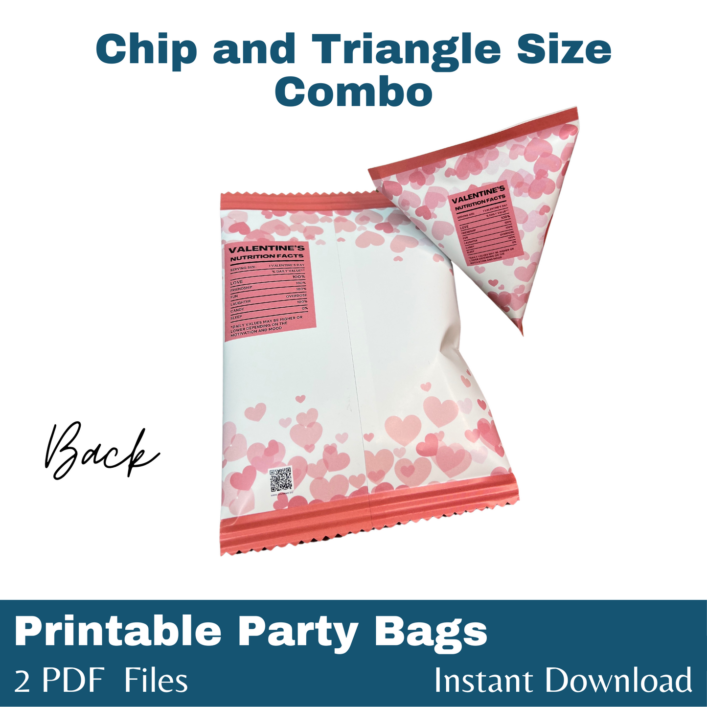 Classic Hearts Valentine's Party Bag Combo