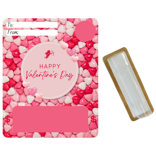Candy Valentine Money holder greeting card