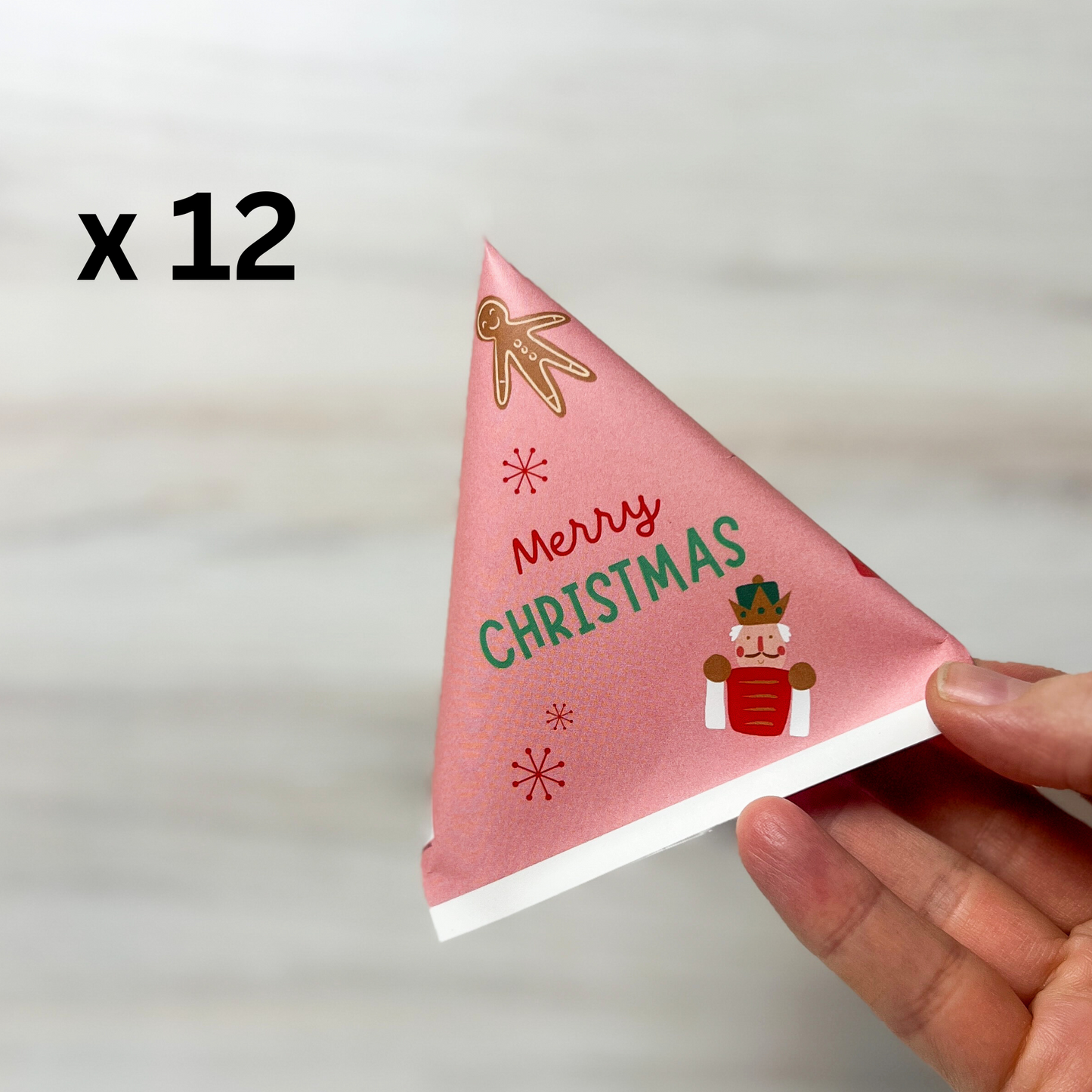 Christmas Triangular Party Packs (12 units) - UNFILLED