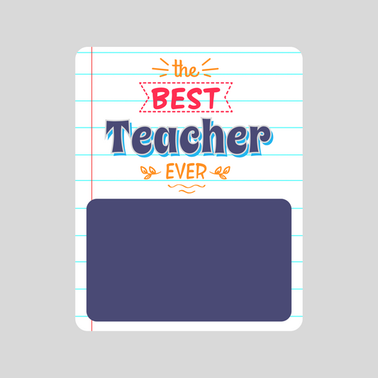 GENERIC - The Best Teacher Gift Card Holder Card
