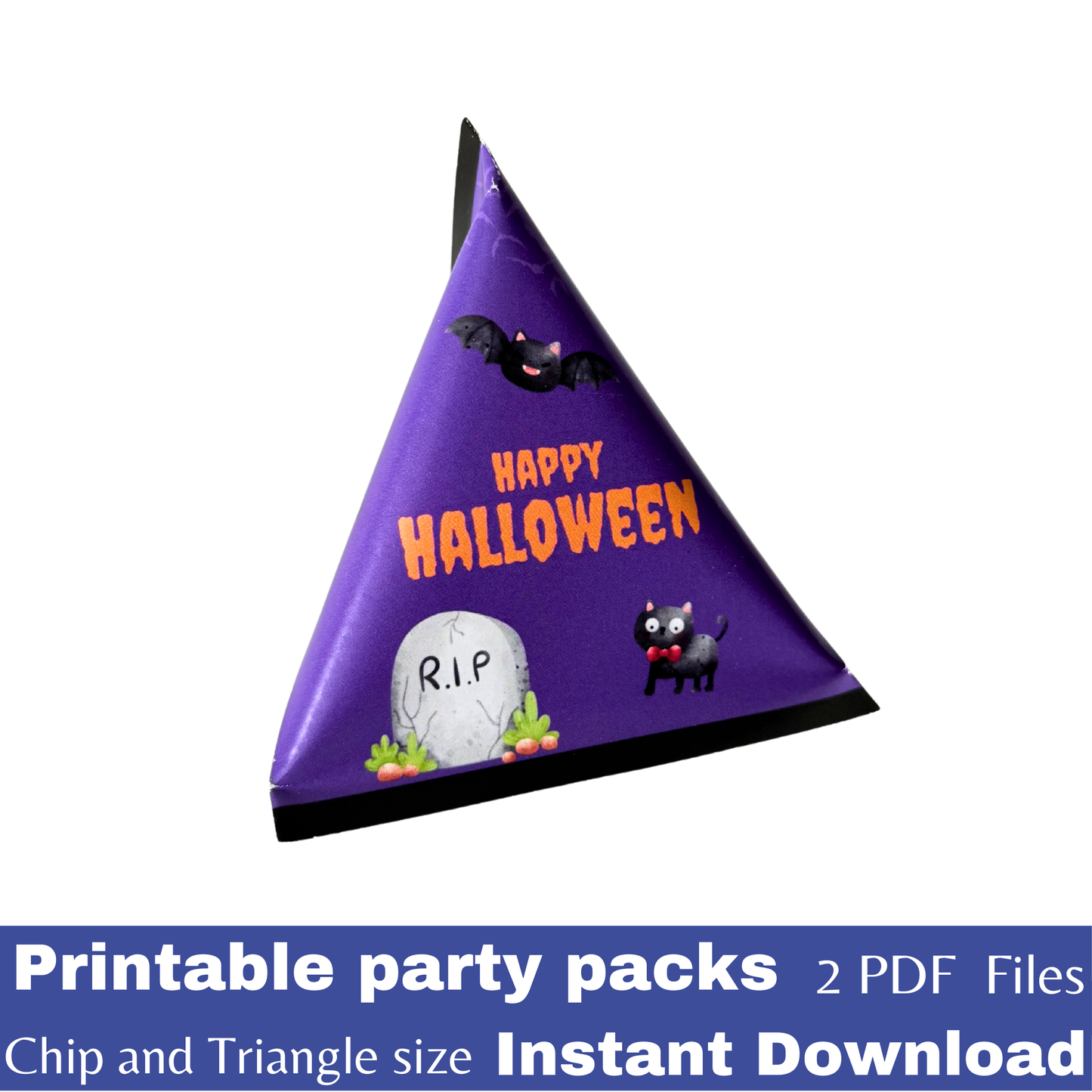 Halloween Triangle Party Packet - Digital Download