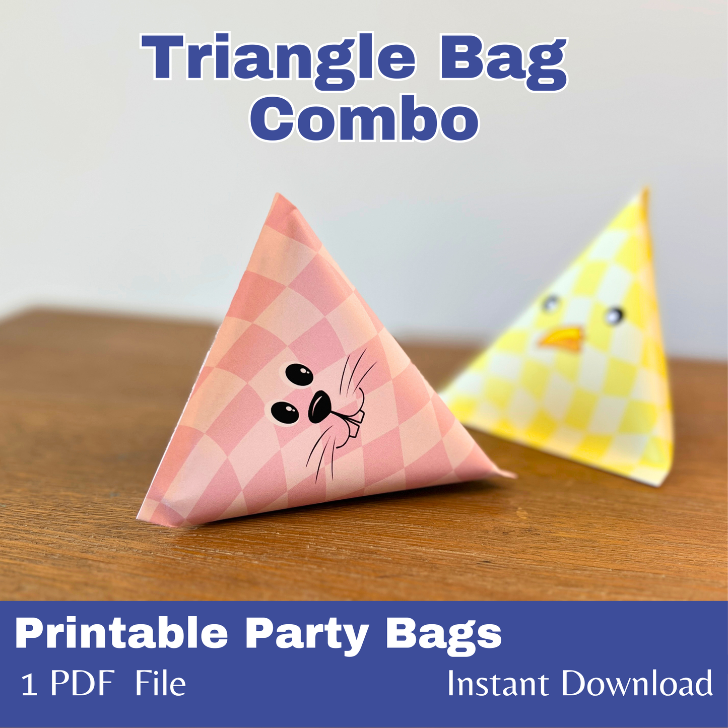Spring Triangle Party Packets - Digital Download