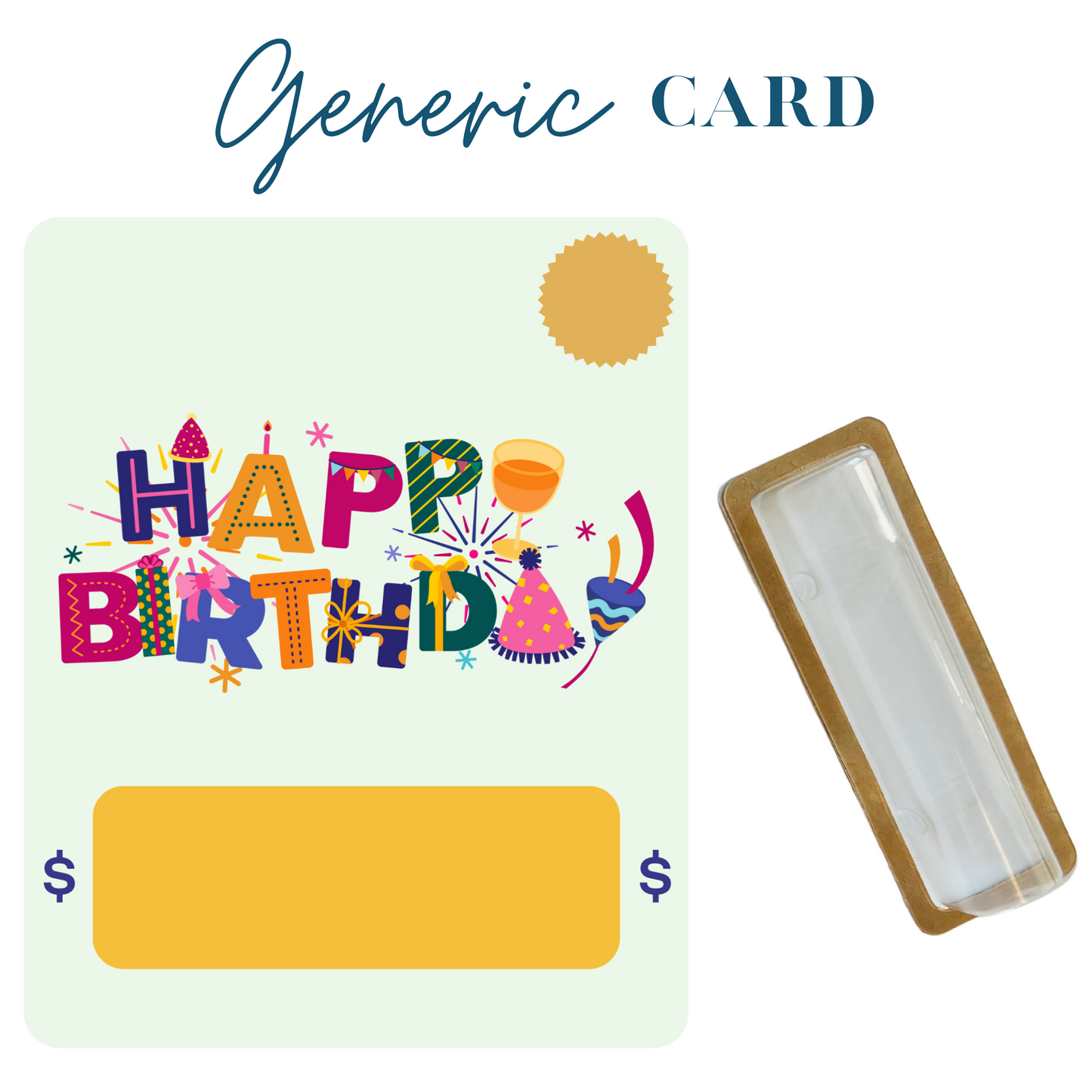 Fireworks Birthday Money holder greeting card