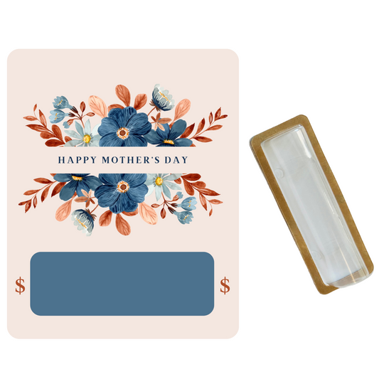 Generic Brown & Blue Mother's Day Money Holder Greeting Card