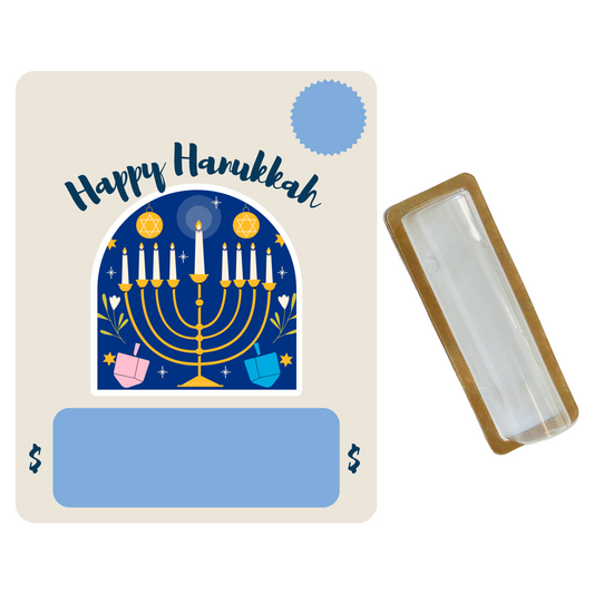 Happy Hanukkah Money holder card