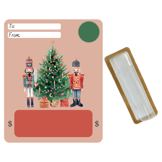 Nutcracker Money holder greeting card