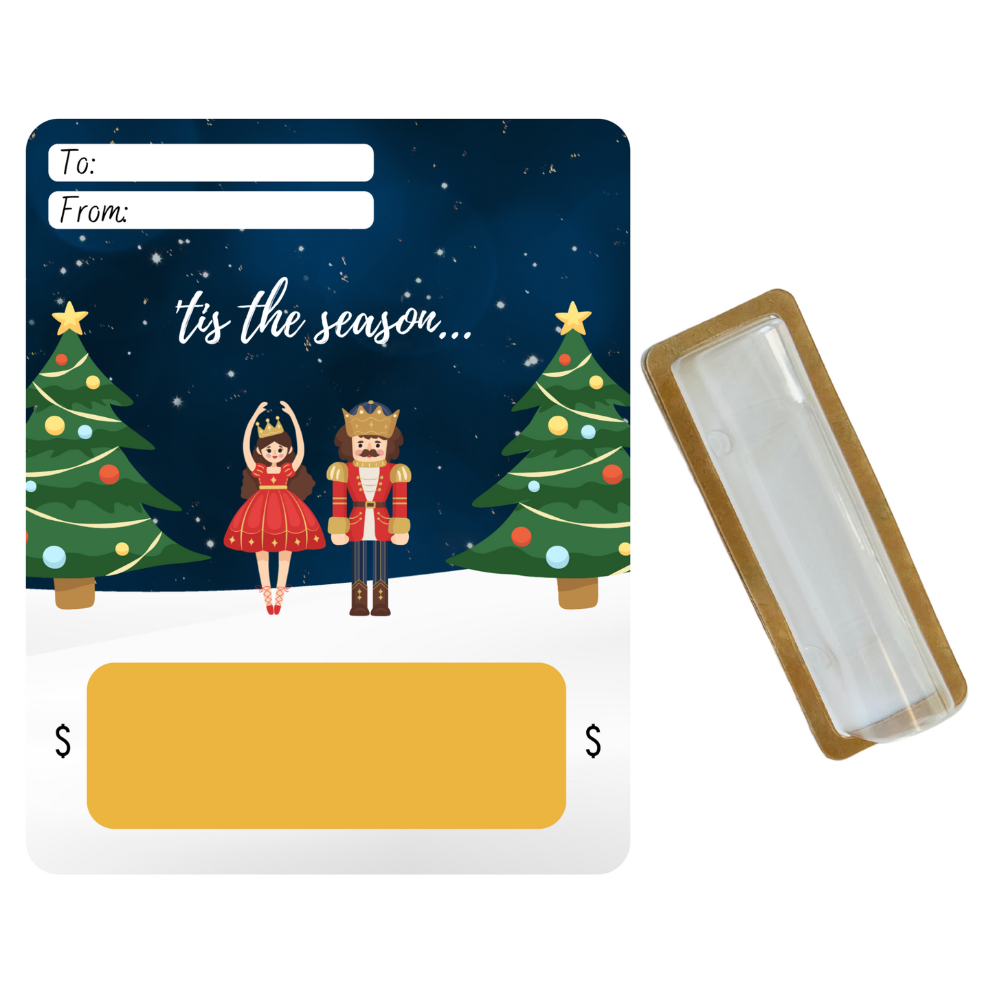 'Tis the Season Money holder greeting card