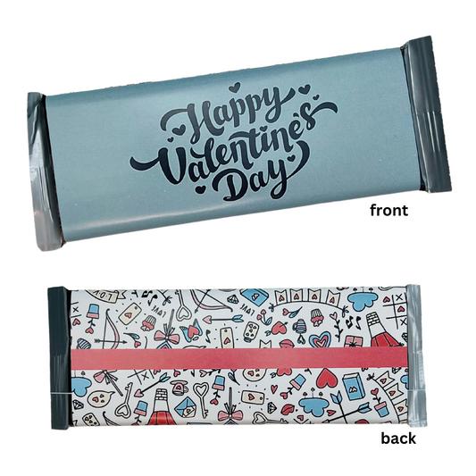 5 x Generic Valentine's Day Hershey's Bar wrappers