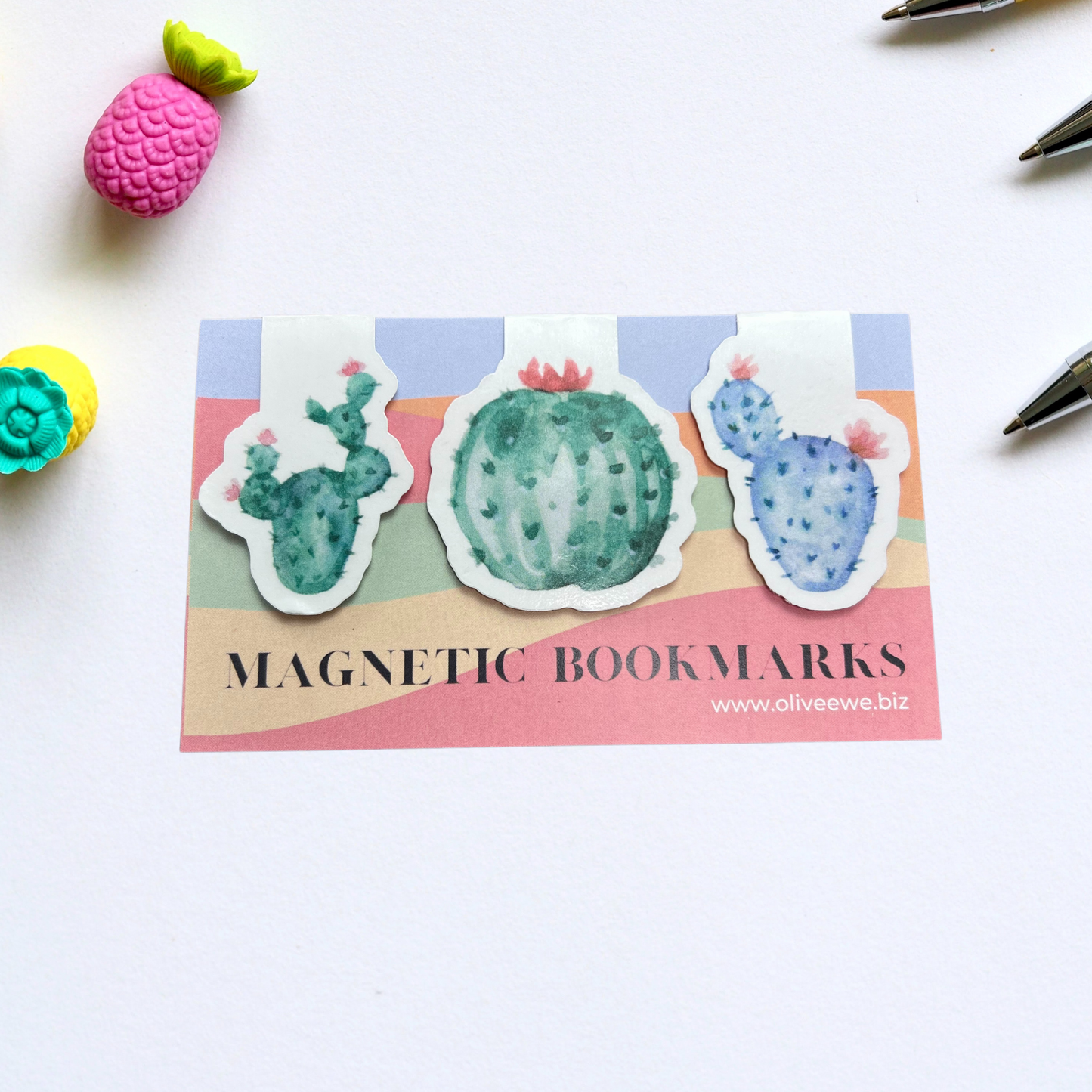 Magnetic Bookmarks - Set of 3